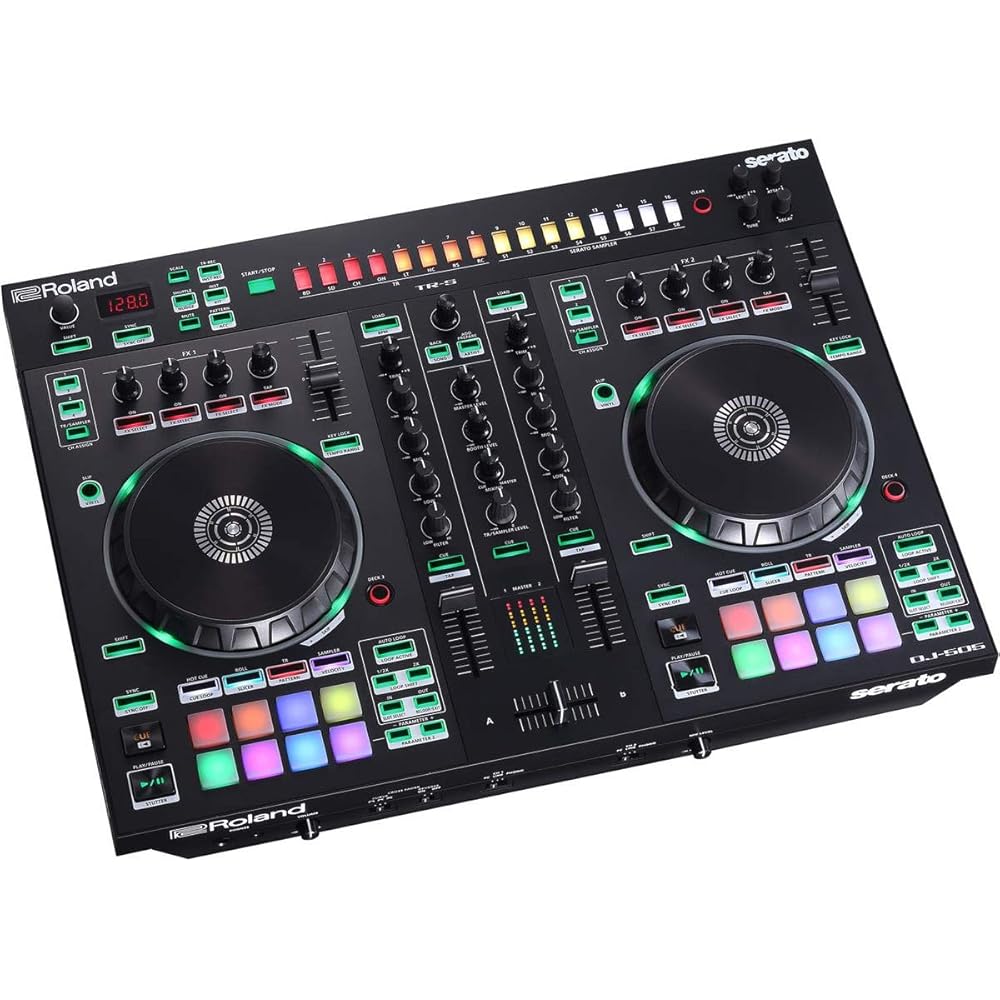Roland Roland DJ Controller DJ-505 2 Channel/4 Deck Serato DJ Compatible TR-909/TR-808/TR-707/TR-...
