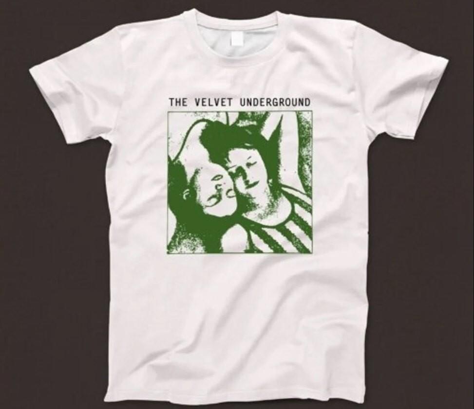 

The Velvet Underground T Shirt 870 Retro White Unisex Graphic Tee 4XL