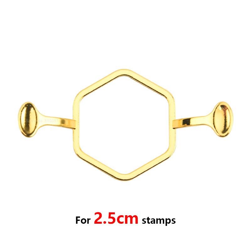 2/1pcs Wax Seal Stamp Molds Fixer Love Round Flower Shape DIY Tools Invitation Greeting Card Wedding Seals for 2.5cm Seal Stamp