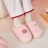 Niedliche Damen Hausschuhe Plüsch Warm Dicke Sohle Pantoletten Atmungsaktiv Weich Rutschfest Hausschuhe Innen Außen Herren Freizeit Hausschuhe