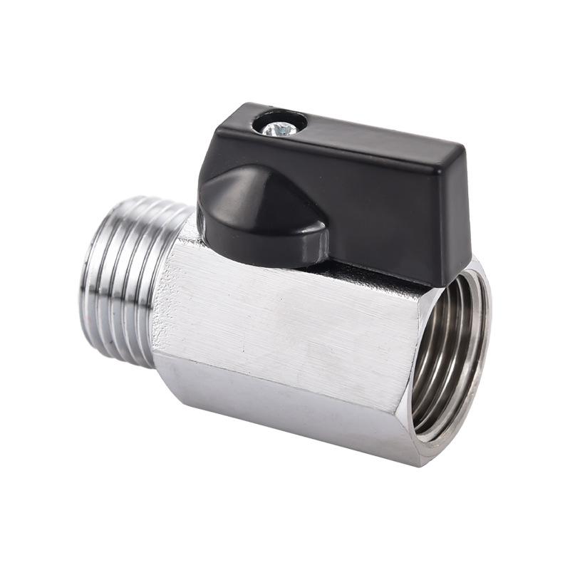 Threaded Mini Brass Ball Valve BSP Male To Female Air Compressor Water Gas Oil Shut Off Valve
