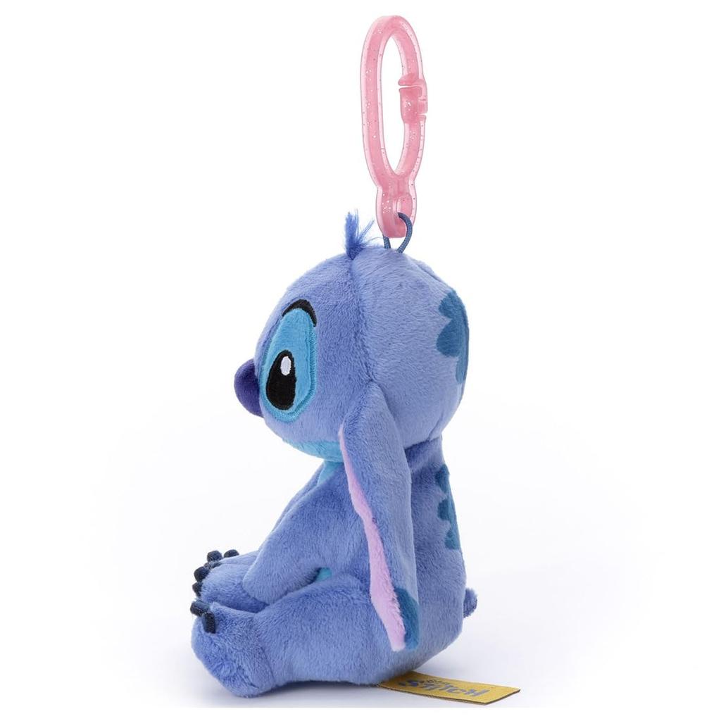 TAKARATOMY Disney Character Lilo Stitch Plastic Hook Mascot Stitch Plush Toy Width 13cm A.R.T.S & Approx.