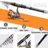 Fishing Rods Reels Combos 1.5m-3.0m Travel Telescopic Fishing Rod 12BB Fishing Reels for Bass Carp Fishing