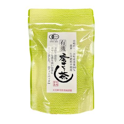 Miyazaki Sabo (organic JAS Certified, Grown), Organic Kamairicha, Green Tea (tea Bags) 5g X 18