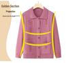 Grandma's Loose Knit Cardigan - Spring/Fall Wear for Middle-aged and Elderly Women