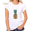 Lachepper Ananas-Aufnäher, bestickt, zum Aufbügeln, Pailletten, DIY-Kleidung, Applikation, Aufkleber, Abzeichen, Zubehör