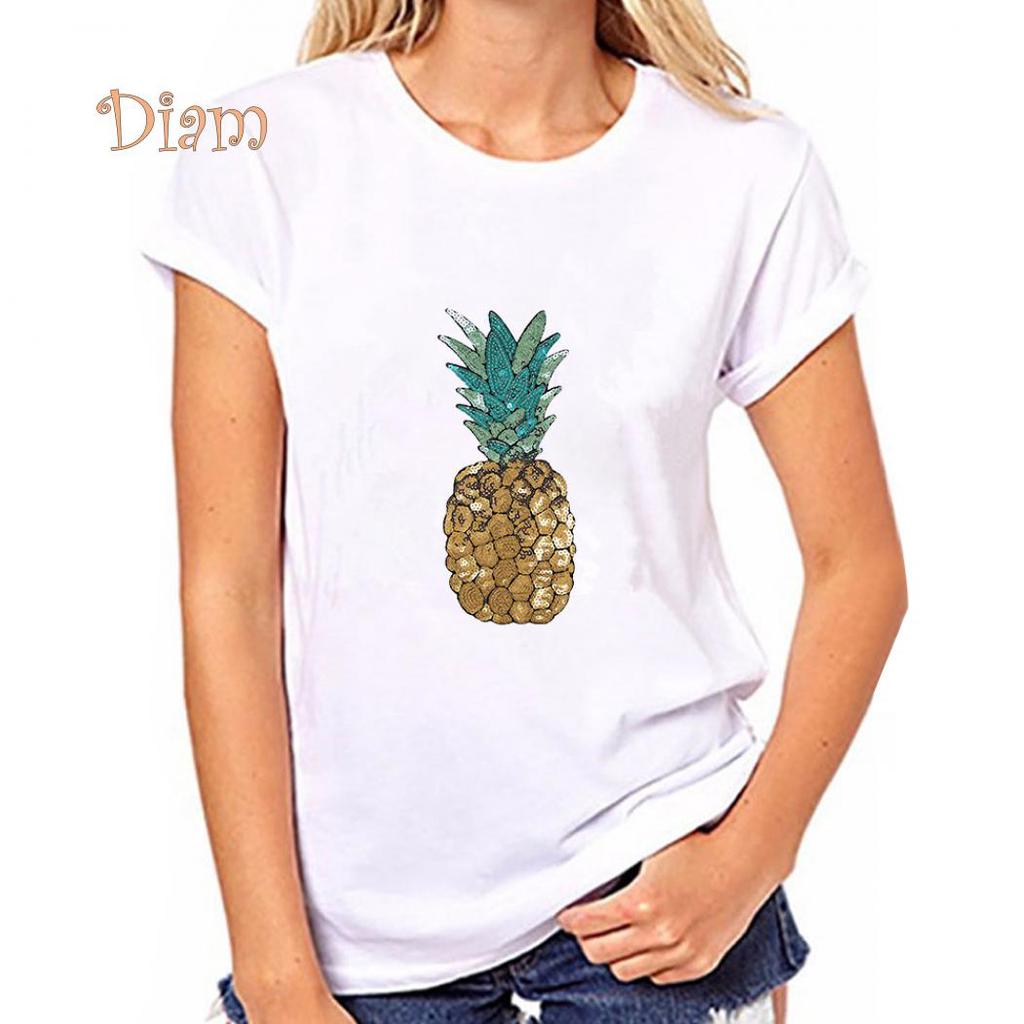 Lachepper Ananas-Aufnäher, bestickt, zum Aufbügeln, Pailletten, DIY-Kleidung, Applikation, Aufkleber, Abzeichen, Zubehör