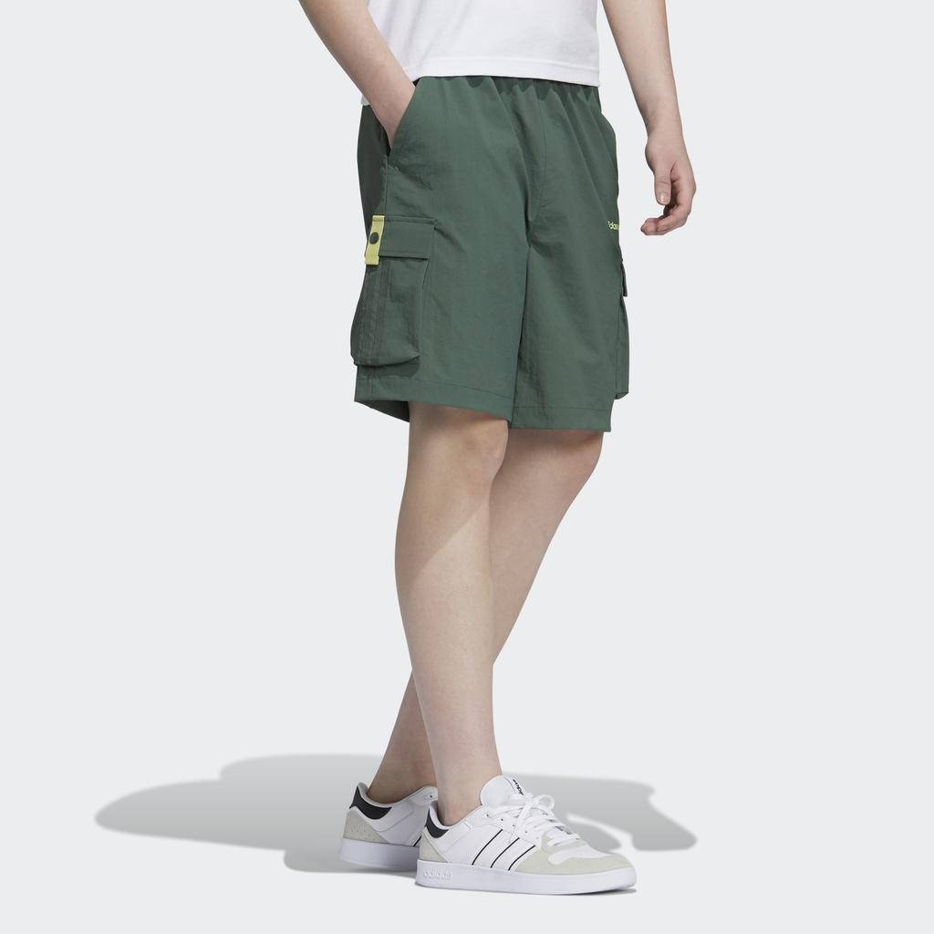 Adidas Neo Cargo Pocket Woven Sports Shorts Men Bottoms Green H45166
