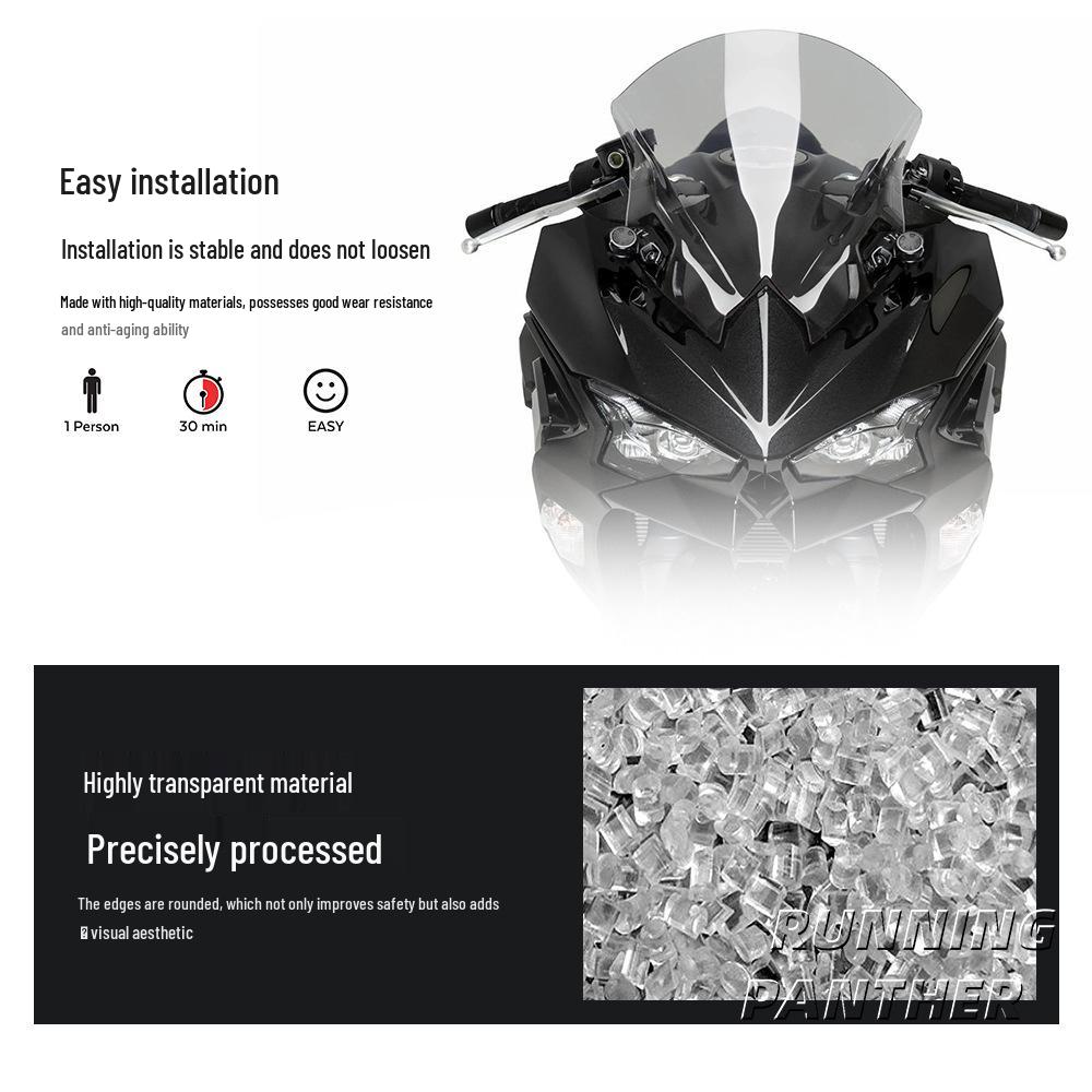 Kawasaki NINJA500/500SE Raised Windshield Deflector