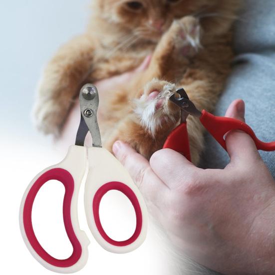 Pet Nail Clippers Professional Gentle Precise Trimming Safe Lock Ergonomic Design Comfortable Grip for Small Animals