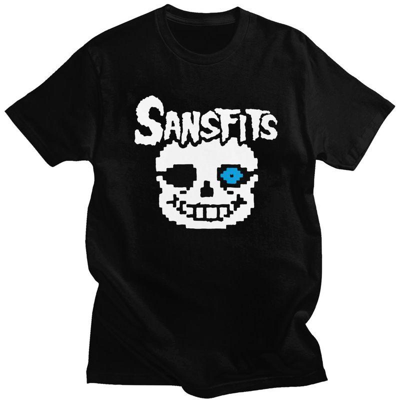 

Модная футболка на заказ Sansfits Bad Time Мужская Футболка Санс из Undertale Повседневная Футболка Топы Чистый Хлопок Приталенные Футболки Подарок - Мужская... S разноцветный