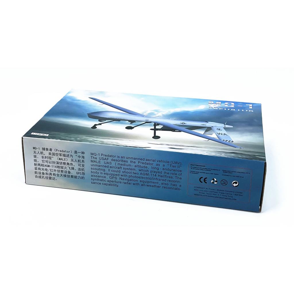 1/72 American MQ-1 Unmanned Reconnaissance Aircraft Model Static Simulation Finished Product Model