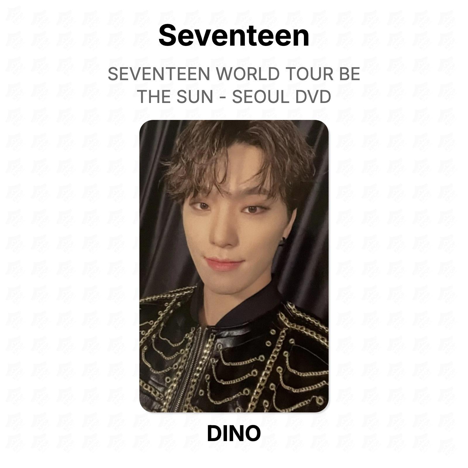 Seventeen WORLD TOUR BE THE SUN - SEOUL DVD Official Photocard DINO