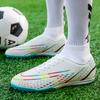 Professional Soccer Shoes  Teenagers Durable Looking HighTops Training Shoes Adult Outdoors Non Slip Football Shoes