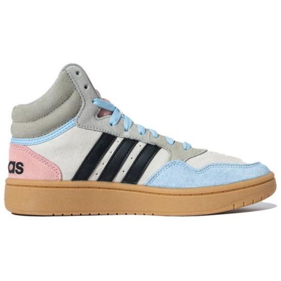 adidas Hoops 3.0 Mid Clear Brown Sky Blue W - HP3105