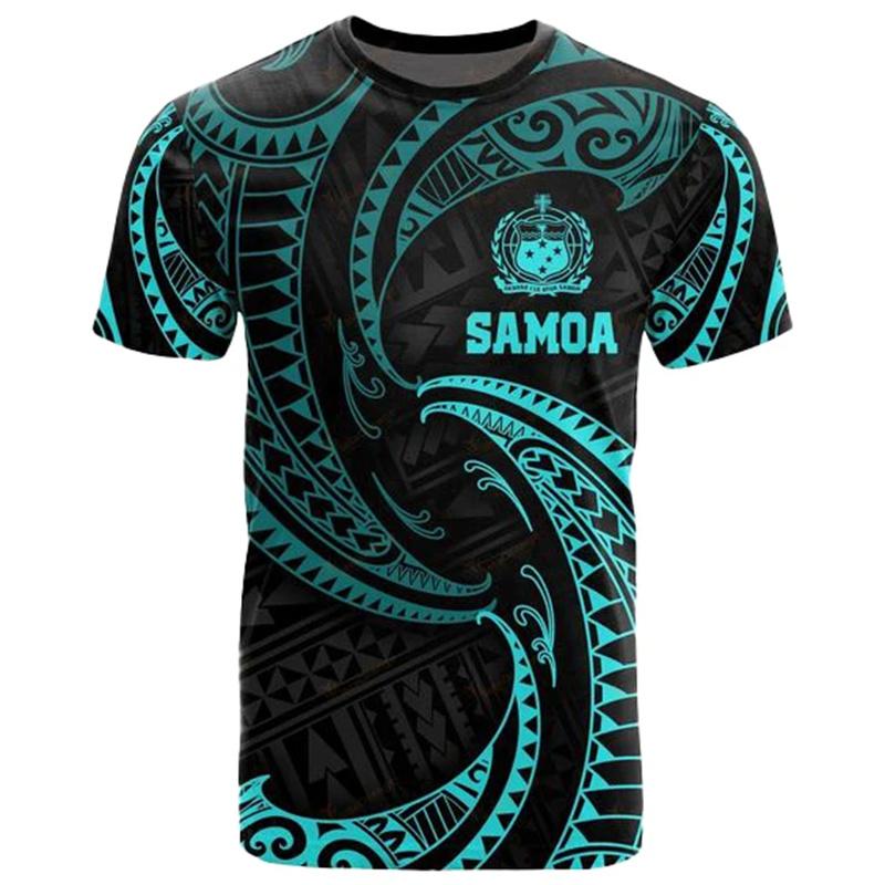 3D Pohnpei Polynesian Culture Tribal Island Retro Tattoo Printing T Shirt Children Fashion Cool Tee Shirts