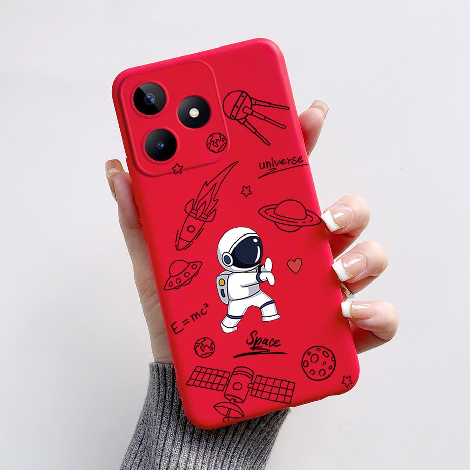 

Чехол для Realme C53 RMX3760 Мягкий Силиконовый Милый Кролик Панда Чехол для Телефона Для Realme C53 2023 C51 C 53 Narzo N53 Note 50 Capa Realme C51