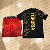 Ensemble T-shirt et Short Top Boxer MMA Octogone İlia Topuria Ensemble Sport Entraînement Course à Pied Séchage Rapide Ensemble Combat Enfant