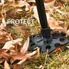 6Pcs Trekking Pole Snow Baskets Hiking Pole Replacement Tips Accessory for Snow Mud Sand