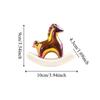 Home Decorations Ceramic Rocking Horse Ornament Exquisite Mini Horse Sculpture Crafts New Year Cute Horse Year Decoration Study