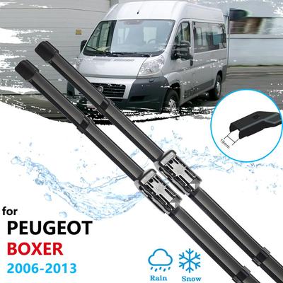 Car Wiper Blades for Peugeot Boxer Fiat Ducato 2006~2013 Front Windscreen Wipers Car Accessories 2007 2008 2009 2010 2011