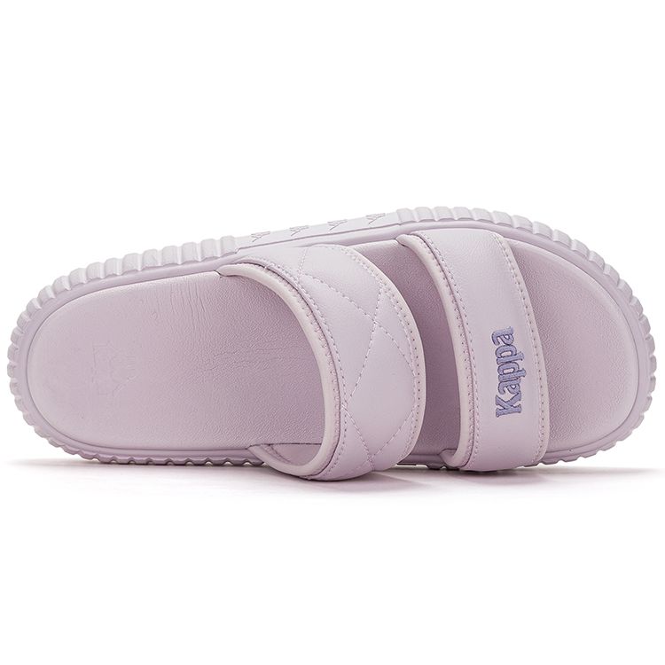 Kappa Comfortable Casual Stitching Non-Slip Wear-Resistant Slide Sandals Women Footwear Purple K0D45LT02D-4702
