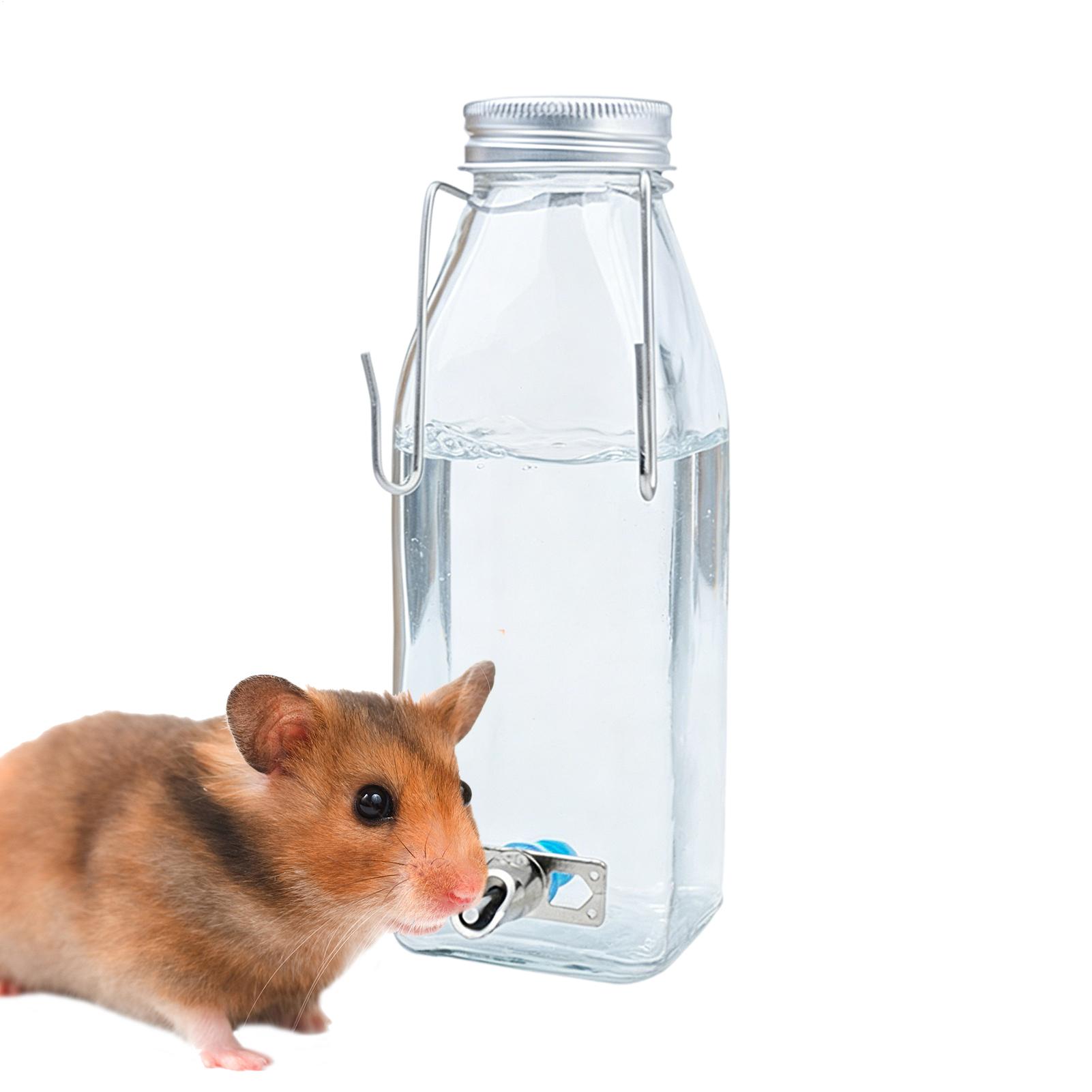 

Hamster Water Bottle 350ml Bunny Drinker Chinchilla Watering Container for Pet Parents Animal Lovers Keepers Shops Living Room CN