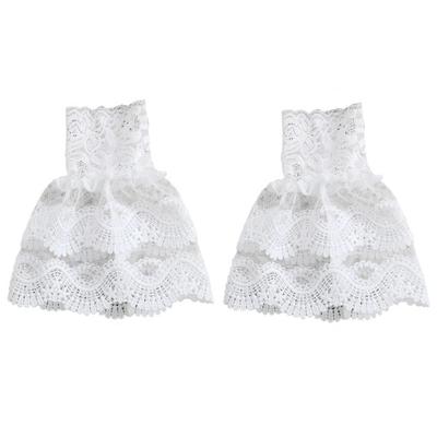 Multipurpose Detachable Sleeves Lace Cuffs Extension Elegant False Sleeves For Women Dress Blouse Shirt Arm Decoratioin