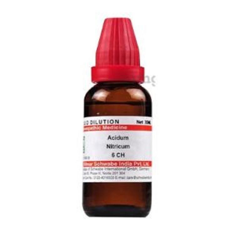 @Dr Willmar Schwabe India Acidum Nitricum Dilution 6 CH 30ML UK345 50%OFF