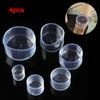 4pcs/set Chair Leg Caps Rubber Feet Protector Pads Furniture Table Covers Socks hole plugs dust Cover furniture leveling feet