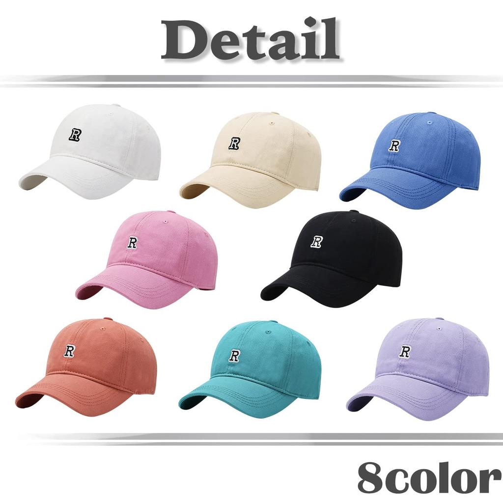 English Simple CA563 [White Fang] Hat, Letters, Logo, Cap, Design, Stylish, Men's, Women's, (White)