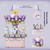 3001 Ferris Wheel Music Box Carousel Building Blocks - Valentine's Day Gift for Boys and Girls