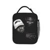 Chris Brown Usher R&B Tour 2026 Merch Insulated Lunch Tote Bag For School Office  Food Box Reusable Thermal Cooler Lunch Boxes