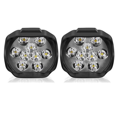 Motorcycle Headlight 9 Led 6W Dc12V Super Bright Spot White Work Light Bicycles
