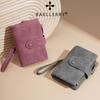 Fashion Pu Wallet For Women With Multiple Card Slots And Zipper Closure