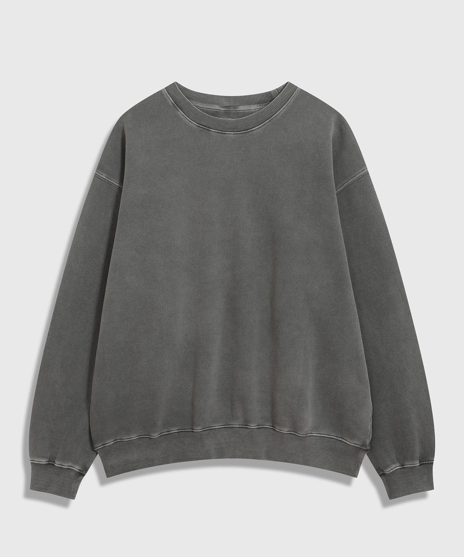 Свитшот Pal Yuk D с окрашиванием garment dyed - Серый M