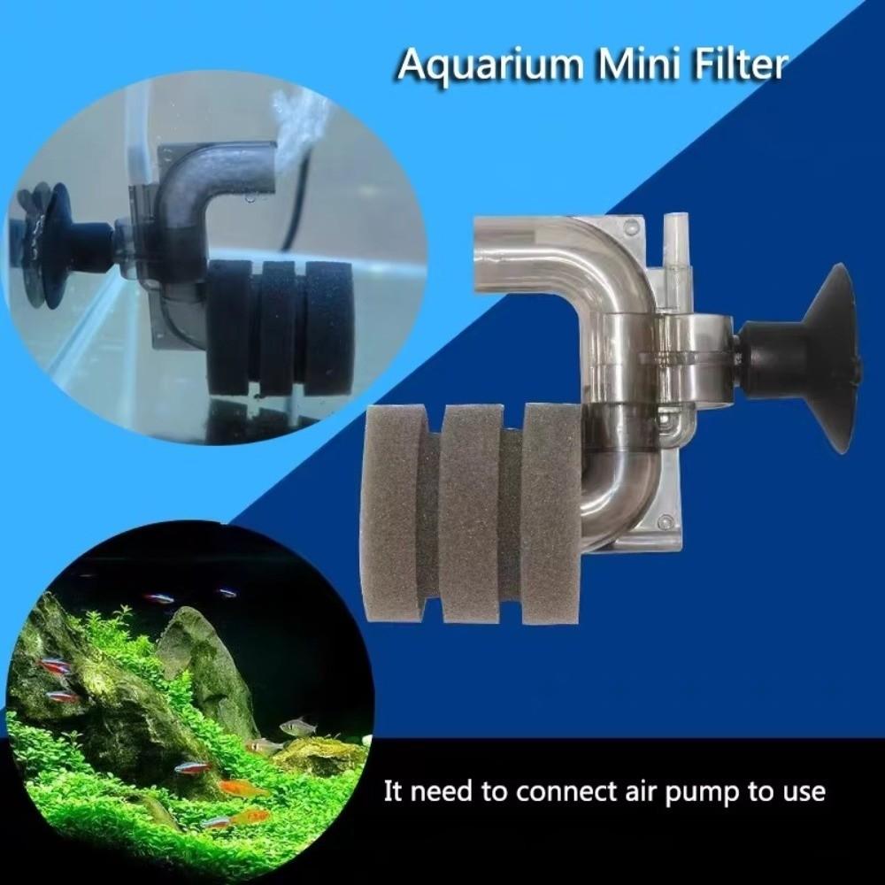 Quiet Aquarium Sponge Filter Increase Oxygen Air Driven Sponge Filter Biological Filtration