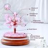 Astrotalk Rose Quartz Dome Crystal Tree | Nurture Bonds & Inner Peace | Feng Shui Items for Good Luck | Home Decor for L