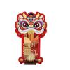 Auspicious Lion Dance Doorbell Magnet – Chinese Spring Festival Decoration