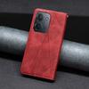 Für Xiaomi Redmi 15C 5G/15C 4G (173 mm) Hülle Kartenfächer Geometrie Prägung Leder Handyhülle