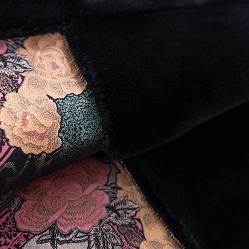 Nositelný z obou stran Dámský dlouhý kabát z umělé kožešiny pro ženy středního věku ve velkých velikostech Zimní svrchní oděv s kapucí Elegantní Hřejivá silná kožešinová bunda pro ženy Oblečení