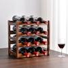 Modern Solid Wood Red Wine Display Rack