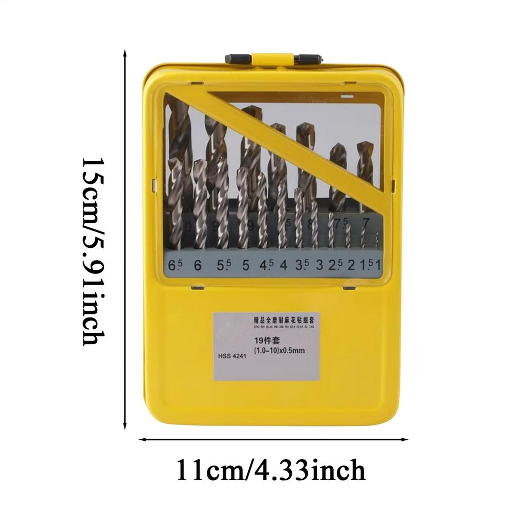 

Набор отверточных сверл Инструмент для сверления Нескользящие металлические биты-насадки Портативные разнообразные аксессуары для закручивания Профессиональные жёлтый