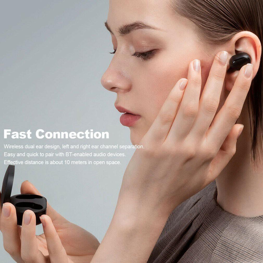 A6S Bluetooth 5.0 Wireless Earbuds TWS Deep Bass Stereo Waterproof Headphones With Charging Case