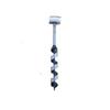 Wooden Manual Auger Drill, Multifunctional Outdoor Survival Hand Twist Drill With PU Sleeve