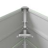 Planter Pastel Green 290 X 100 X 45 Cm Galvanized Steel