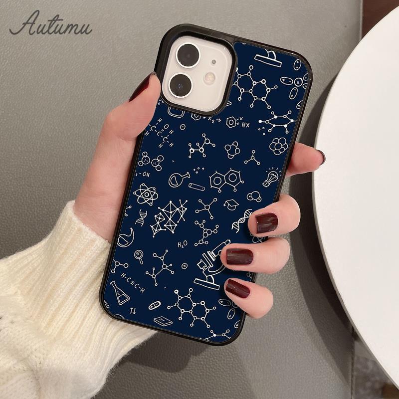 Biology and Chemistry Phone Case for iPhone 17 Air 15 16 16e 11 12 13 14 Pro Max Plus coque Fundas Shell