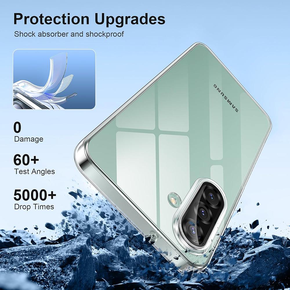 Ultradünne Silikon-Softcase für Samsung A56 A36 A26 A16 A06 A55 A35 A25 A15 A05s A05 5g Transparentes Silikon-Cover Stoßfeste Hülle