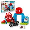LEGO Duplo Spin Bike Adventure Toy, Birthday Gift, Educational Building Blocks, Boys and Girls, Ages 1.5, 2, and 4, Pretend Play, Disney Toy, 10424