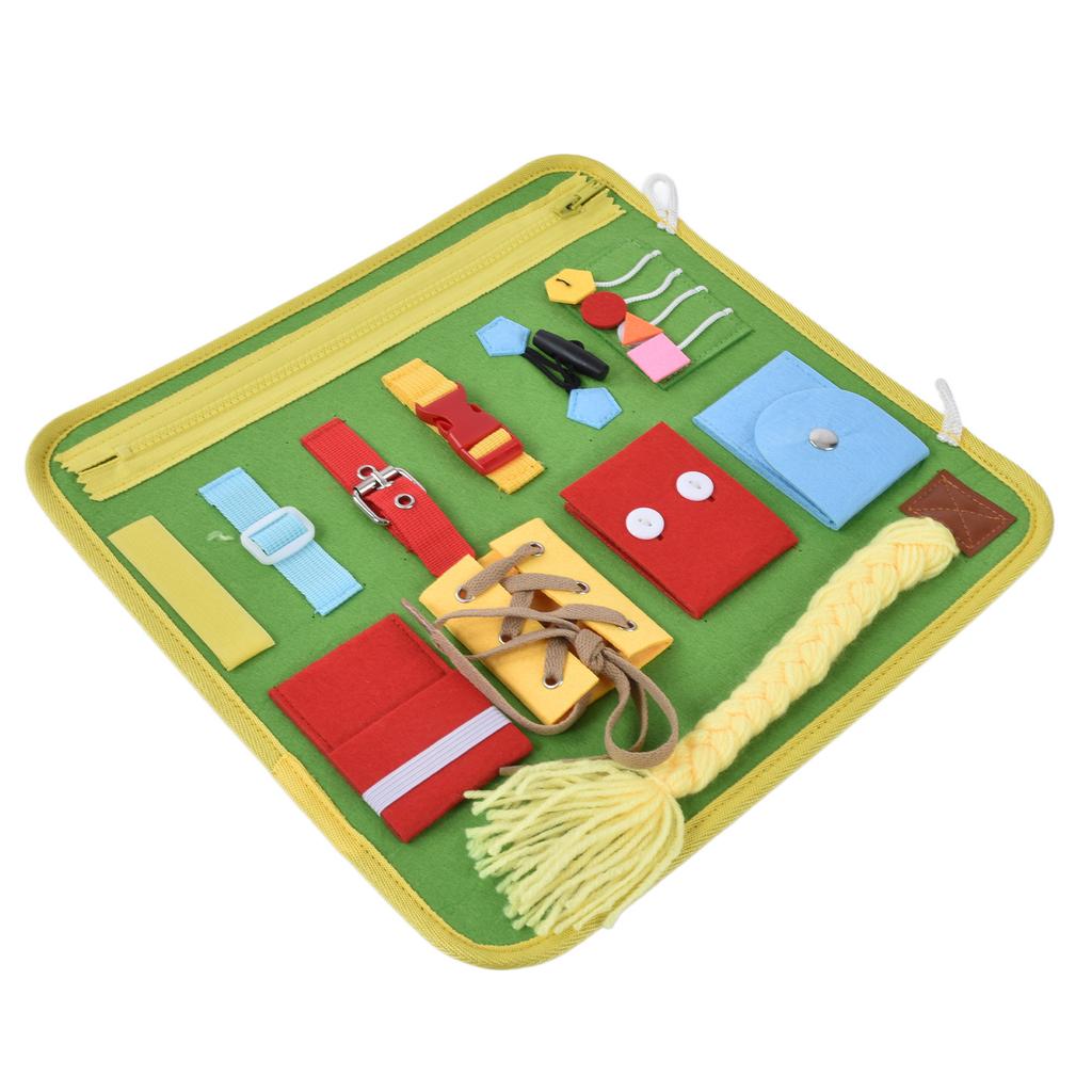 Educational Sensory Board Baby Activity Board Intelligence Development Toy for ToddlerB